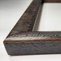8x10 Rustic Dark Brown, Solid Wood Picture Frame