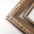 5x7 Classic Ornate Silver, Solid Wood Picture Frame with Scoop and Beaded Lip