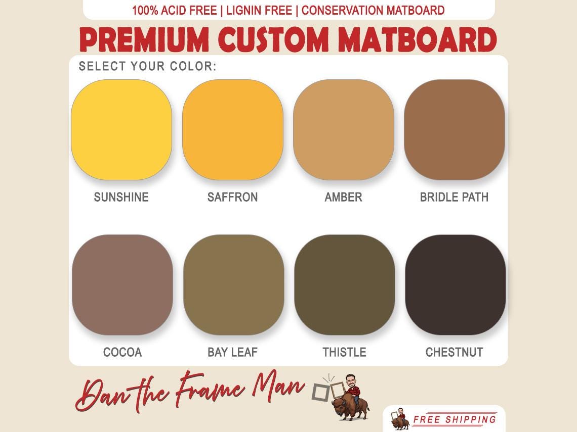 Multiple Opening Double Matboard: Custom Conservation Mat