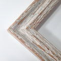 8x10 Rustic White, Solid Wood Picture Frame