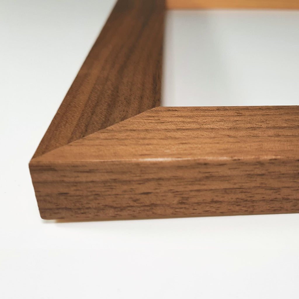 9 1/8 x 11 7/8 Walnut, Solid Wood Picture Frame