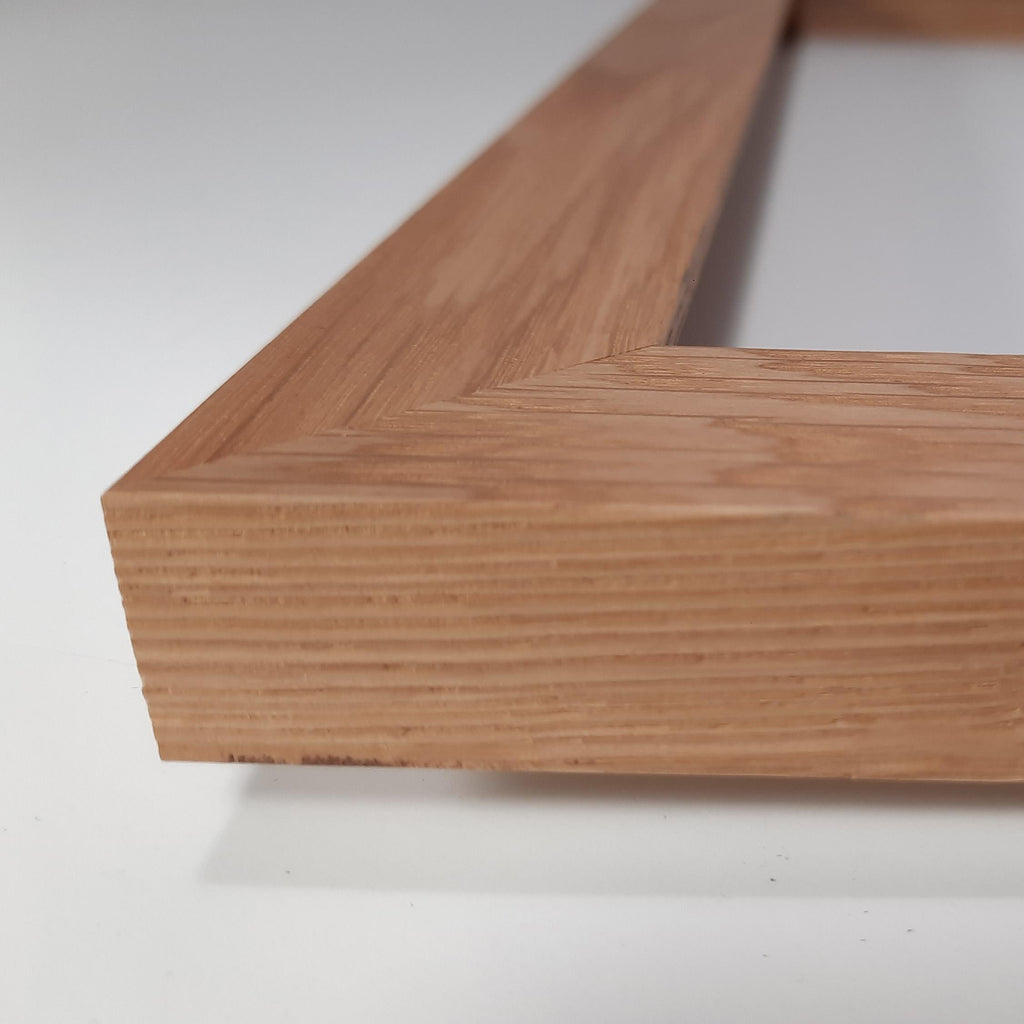 11 x 13 1/4 Oak, Solid Wood Picture Frame