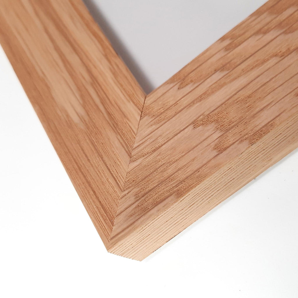 11 x 13 1/4 Oak, Solid Wood Picture Frame