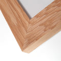 11 x 13 1/4 Oak, Solid Wood Picture Frame