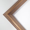 8x10 Light Gold Picture Frame: Solid Wood, Vintage Molding