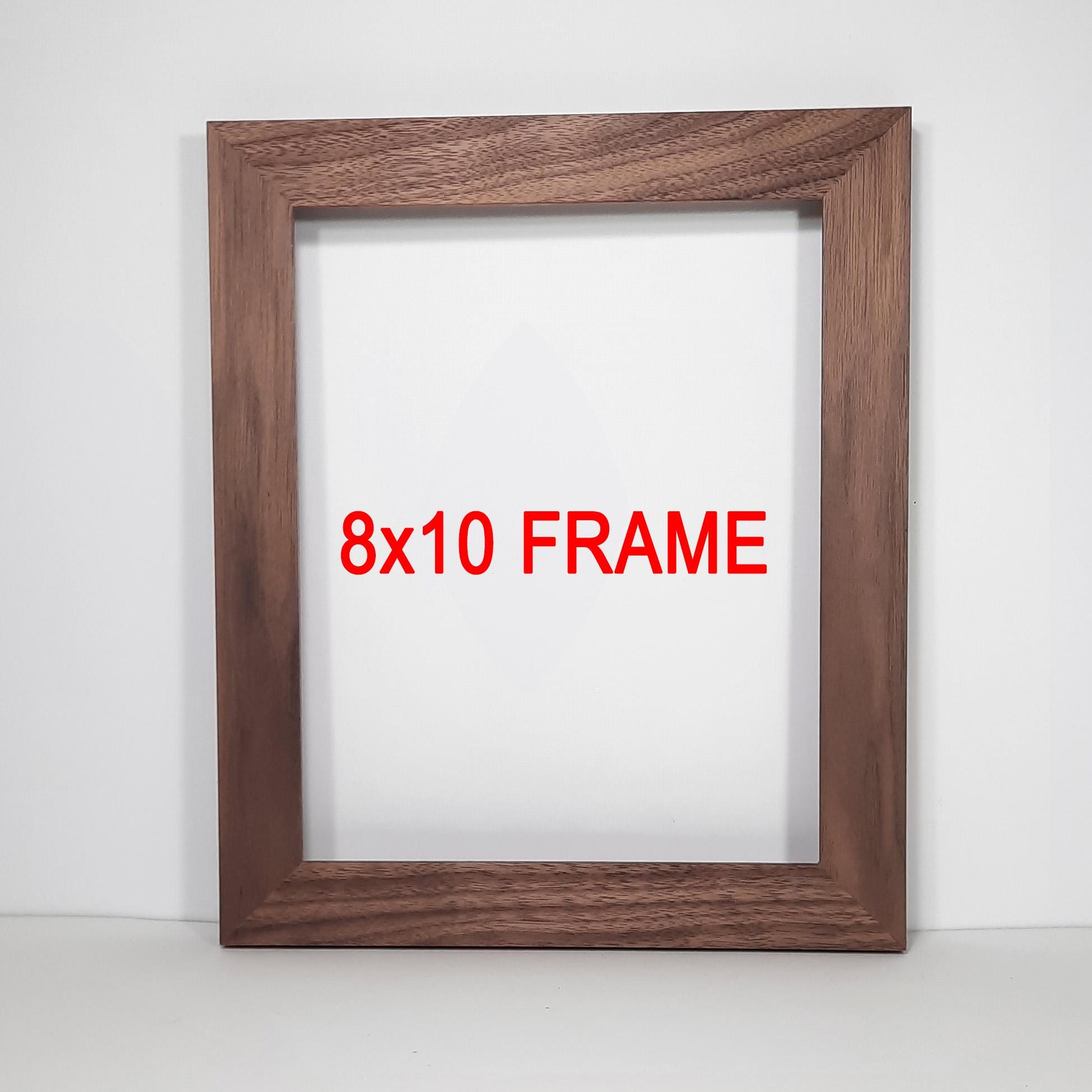 8x10 Walnut, Solid Wood Picture Frame