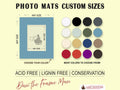 Custom Acid-Free Photo Mat: Conservation Framing Matboard