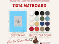 11x14 Custom Mat Board: Acid & Lignin-Free Framing Mat