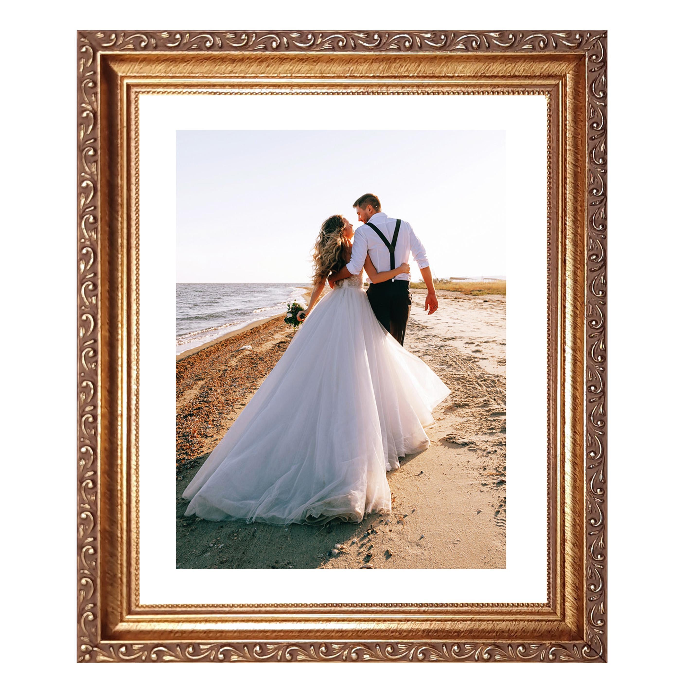 Custom Gold Framed Photo Print: Conservation Glass, Giclée Fine Art