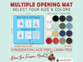 Multiple Opening Matboard: Custom Layout, Conservation Grade
