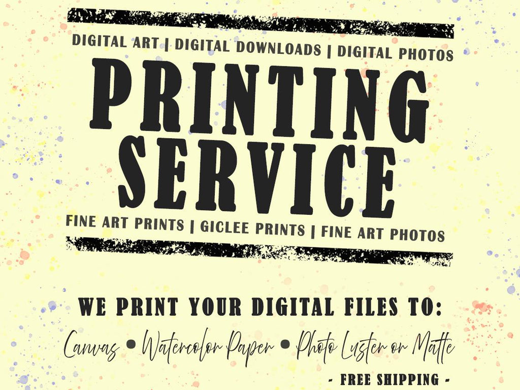 Custom Photo Printing Service: Digital Art, and Poster Prints