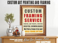 Custom Photo Print and Frame Service: Ready to Hang Wall Art