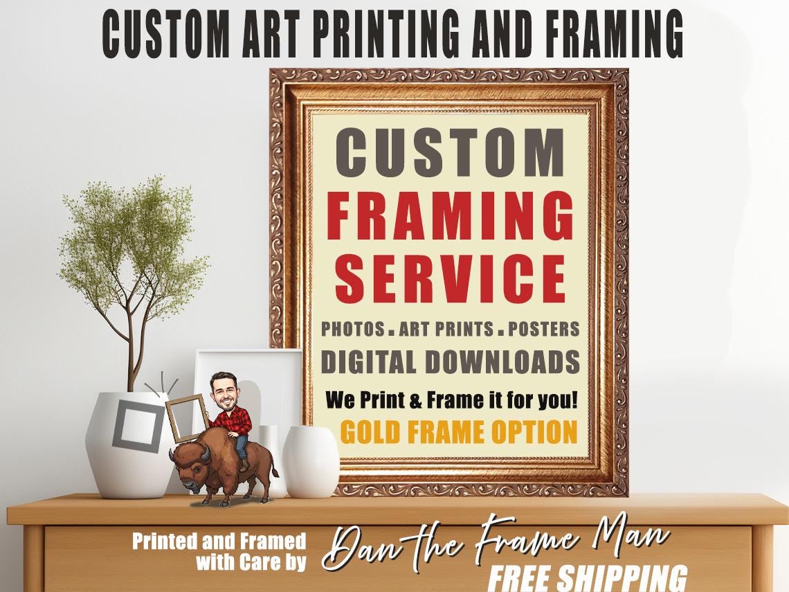 Custom Photo Print and Frame Service: Ready to Hang Wall Art