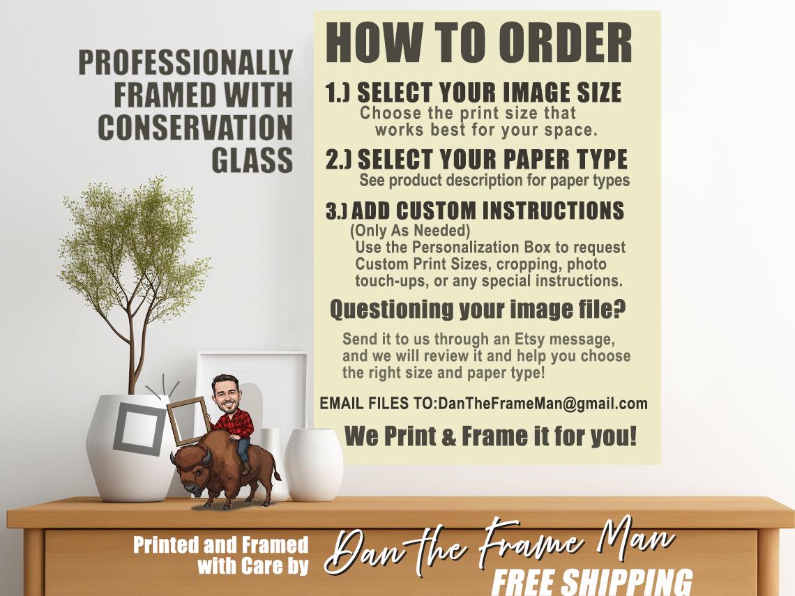 Custom Photo & Art Printing and Framing | Black and Gold Frame