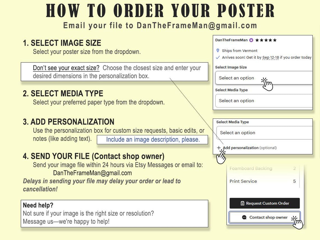 Custom Photo Poster Printing: Family Photos, Wedding Art, Kids Art, Graduation & Event Posters