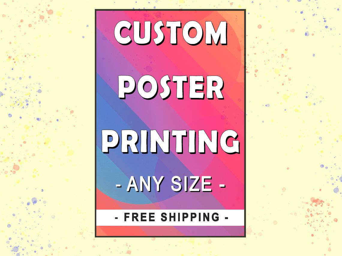 Custom Photo Poster Printing: Family Photos, Wedding Art, Kids Art, Graduation & Event Posters