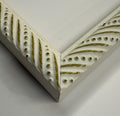 8x10 Vintage White, Solid Wood Picture Frame with Museum Glass