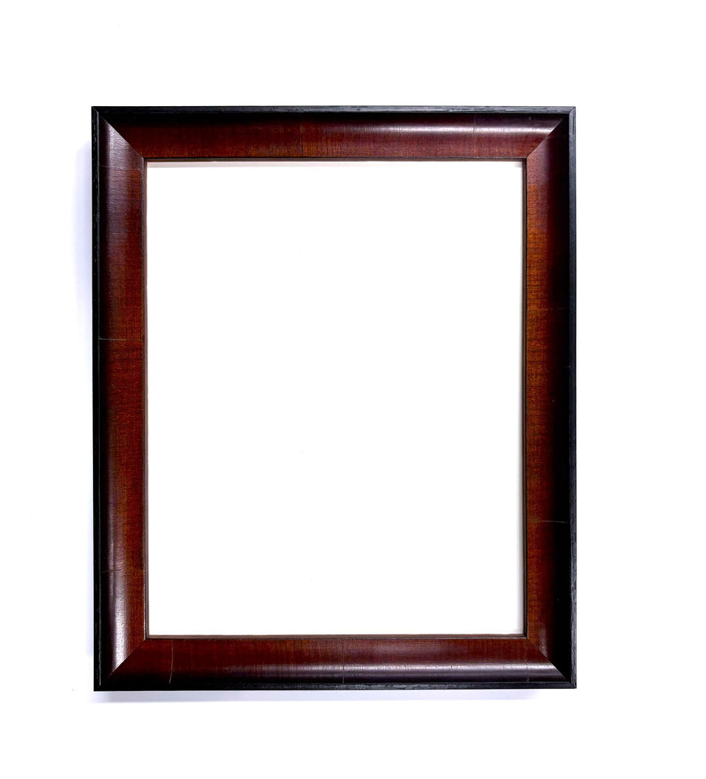 8x10 Walnut Veneer, Solid Wood Picture Frame with Museum Glass