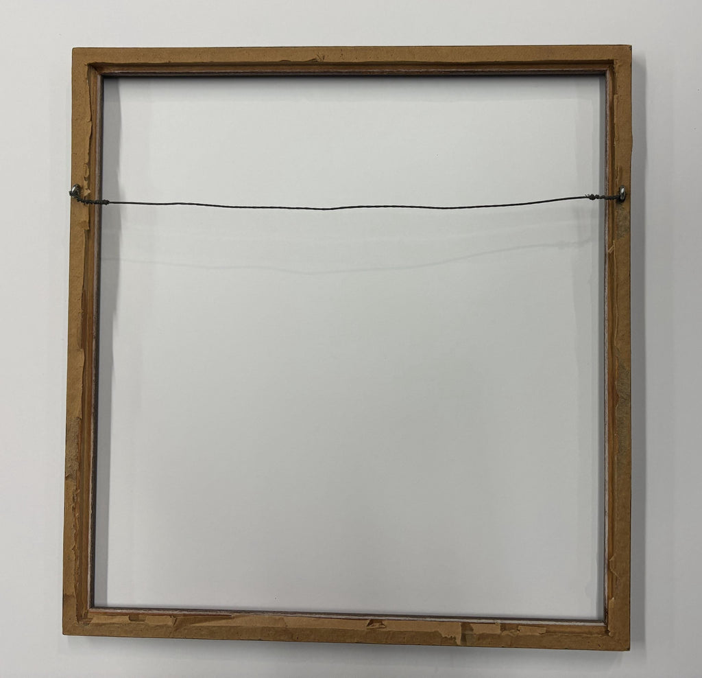 11x11 1/2 Vintage Brown Solid Wood Picture Frame