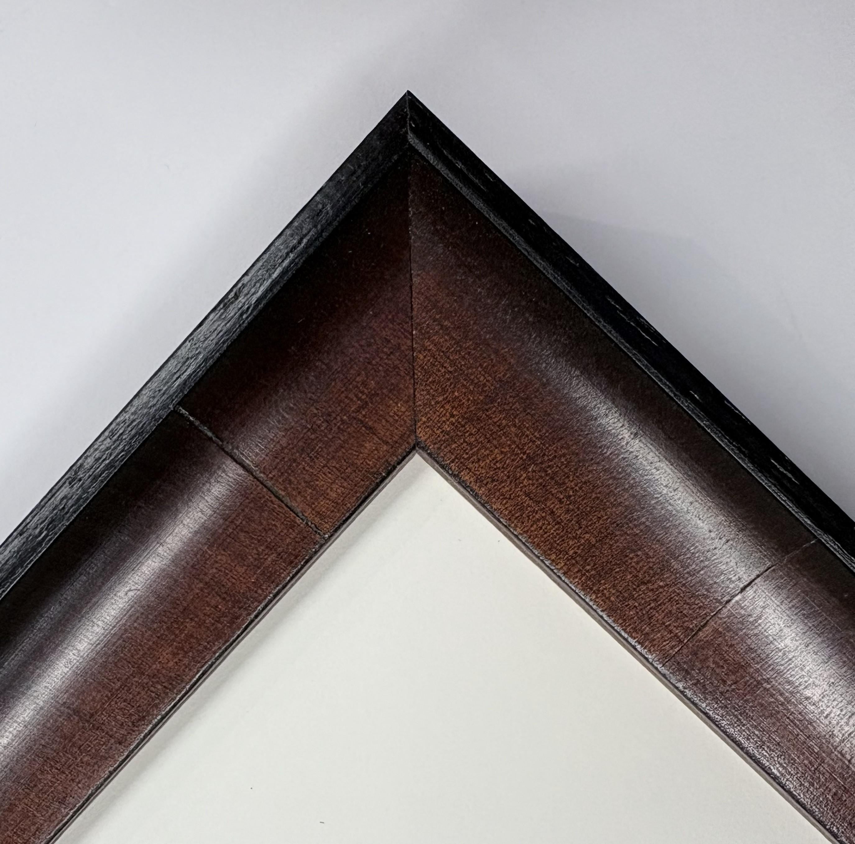 8x10 Walnut Veneer, Solid Wood Picture Frame with Museum Glass