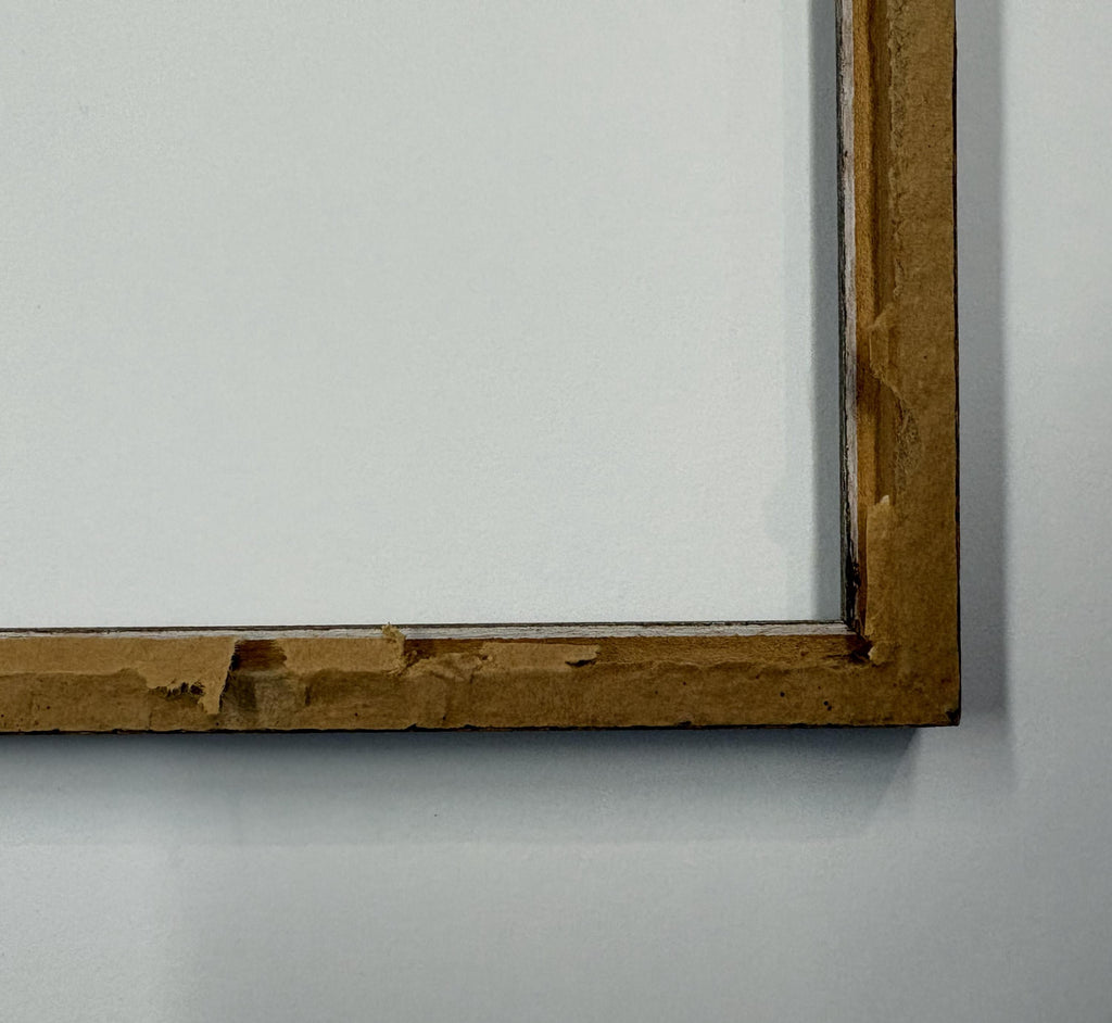 11x11 1/2 Vintage Brown Solid Wood Picture Frame