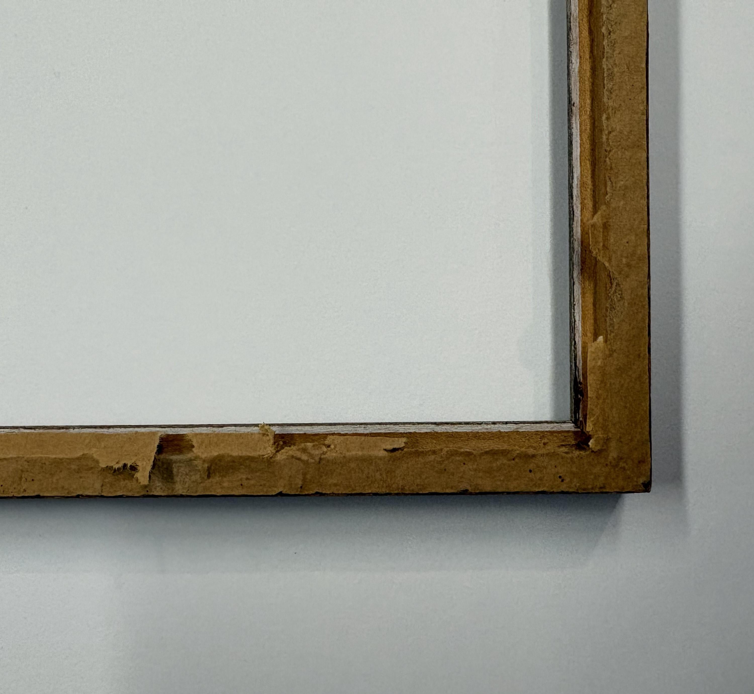 11x11 1/2 Vintage Brown Solid Wood Picture Frame
