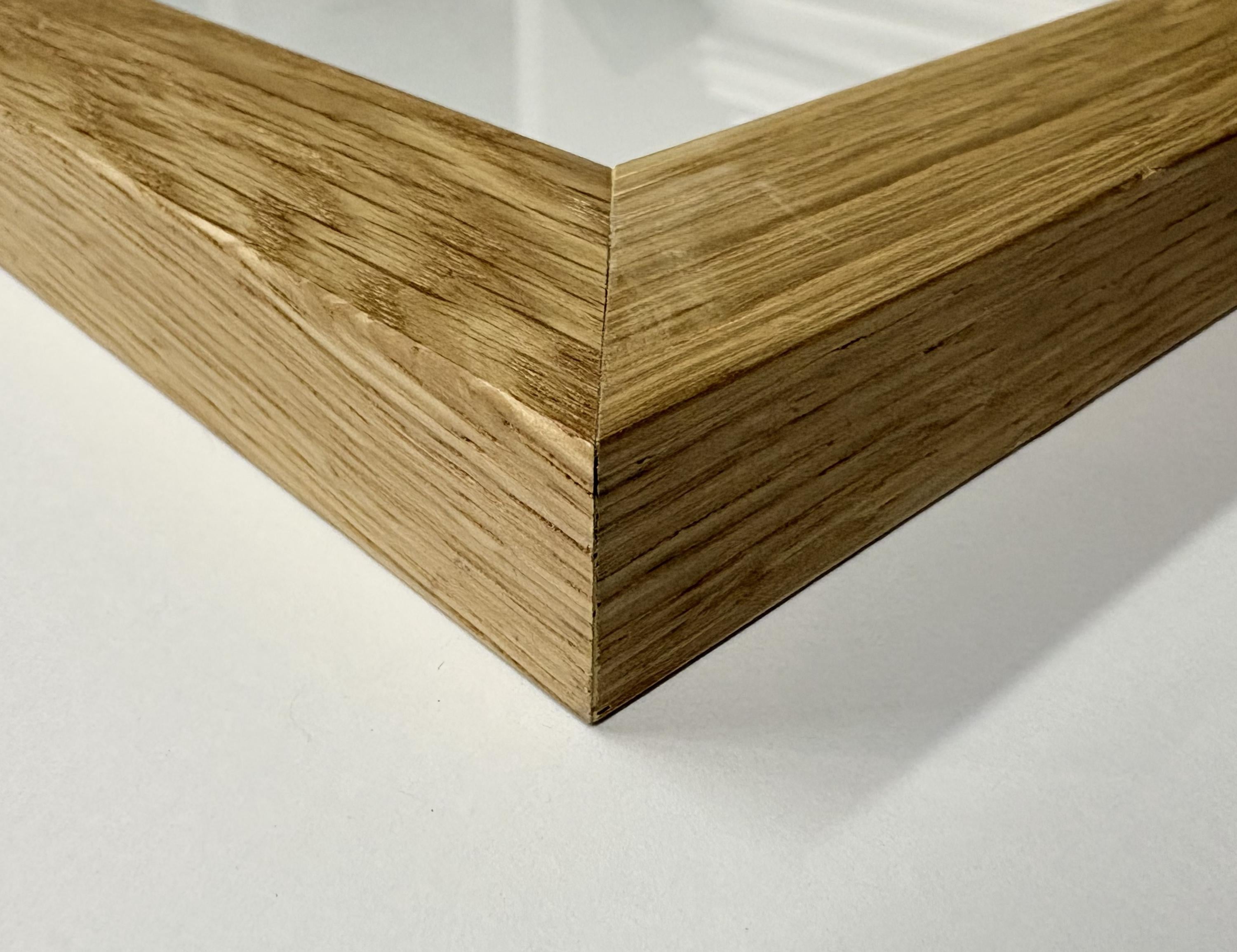 8x10 White Oak, Solid Wood Picture Frame