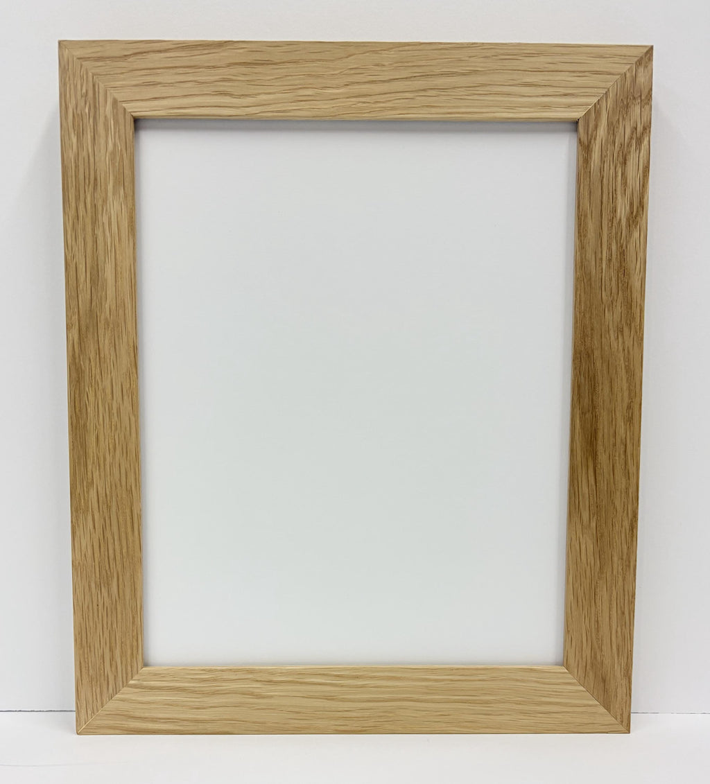 8x10 White Oak, Solid Wood Picture Frame