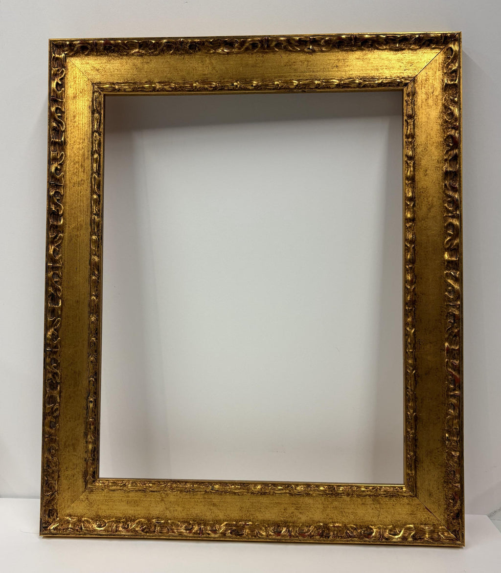 11x14 Gold, Solid Wood Picture Frame