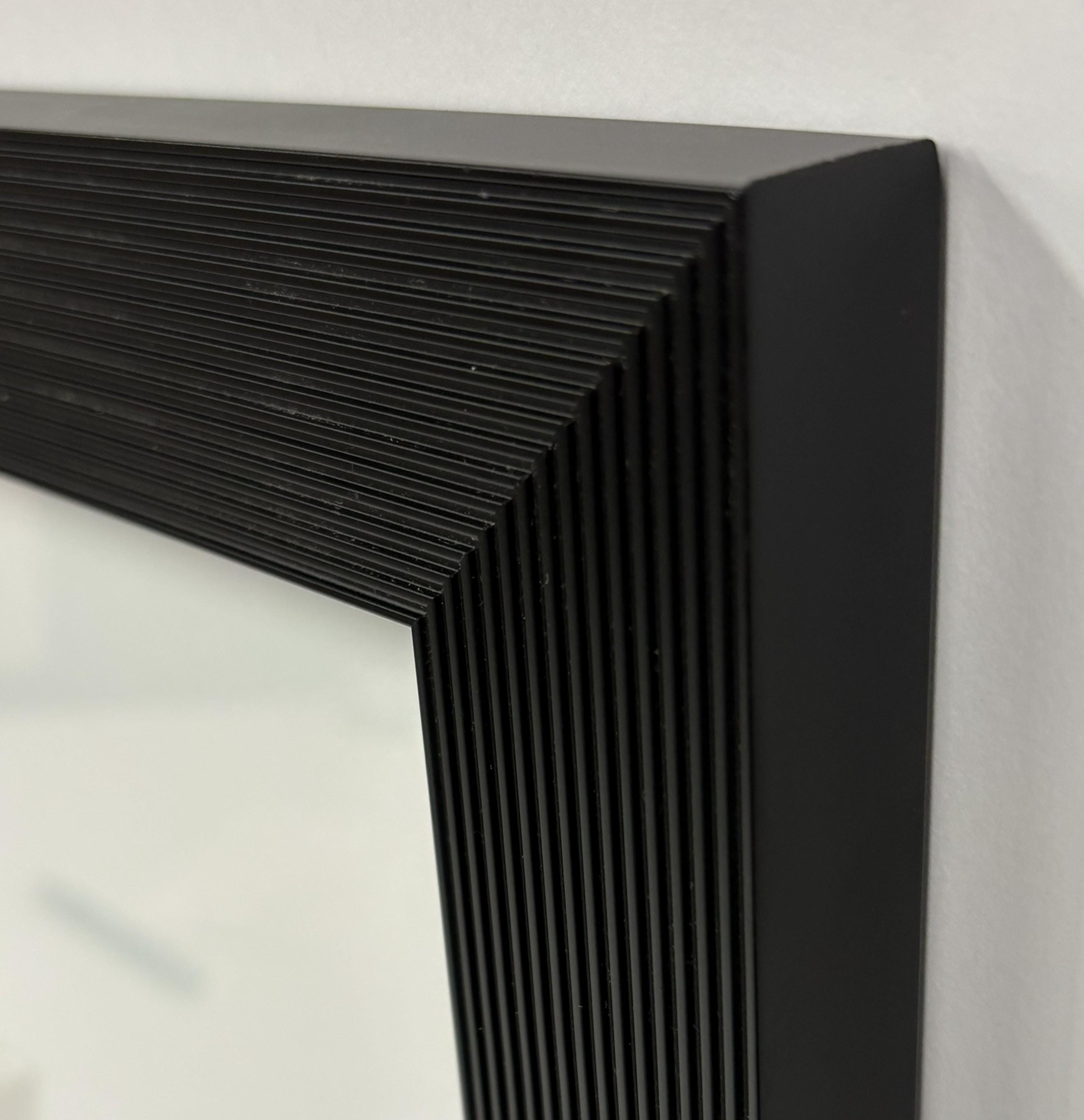 8x10 Black, Solid Wood Picture Frame