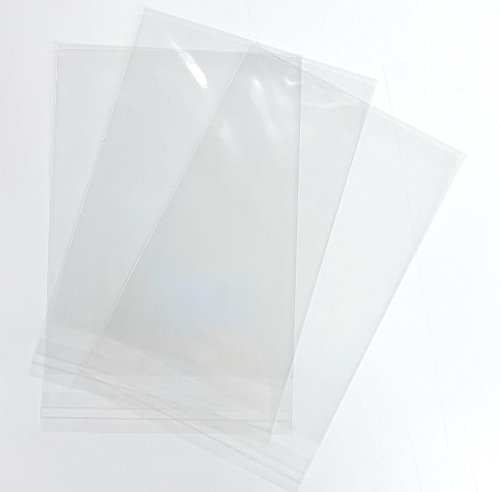 3 Pack 5x7 White Acid Free Mat Board with Foamboard Backing and Clear bags