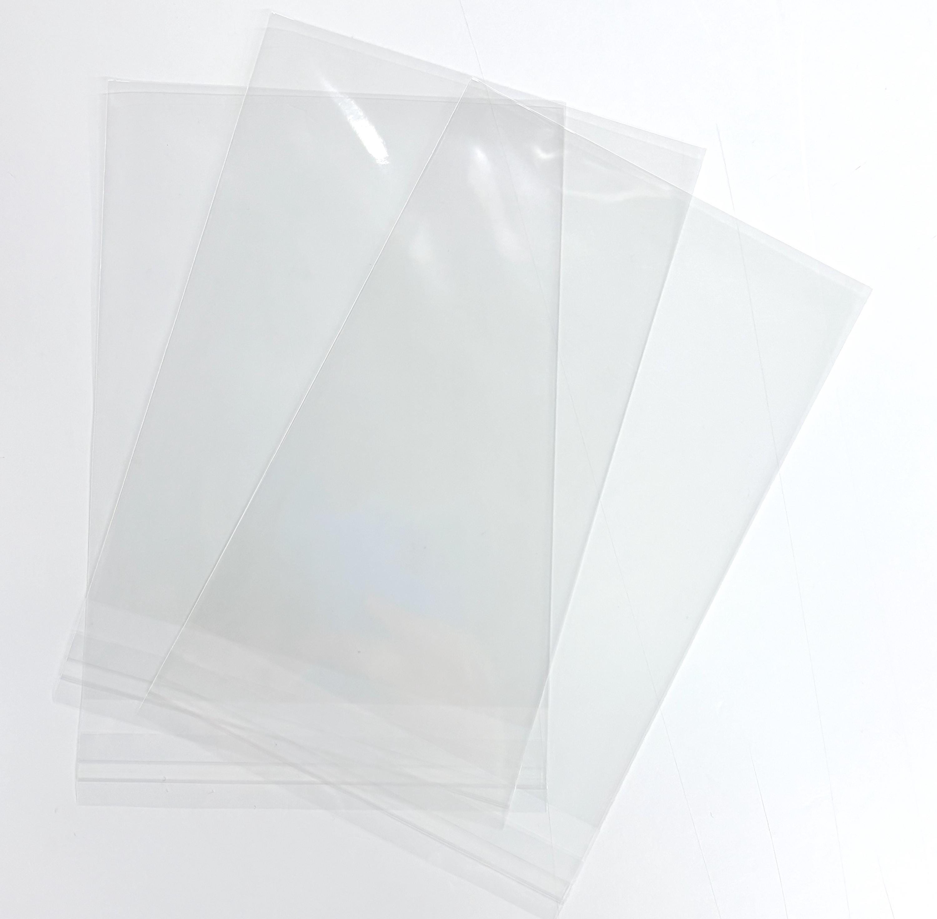 3 Pack 5x7 White Acid Free Mat Board with Foamboard Backing and Clear bags