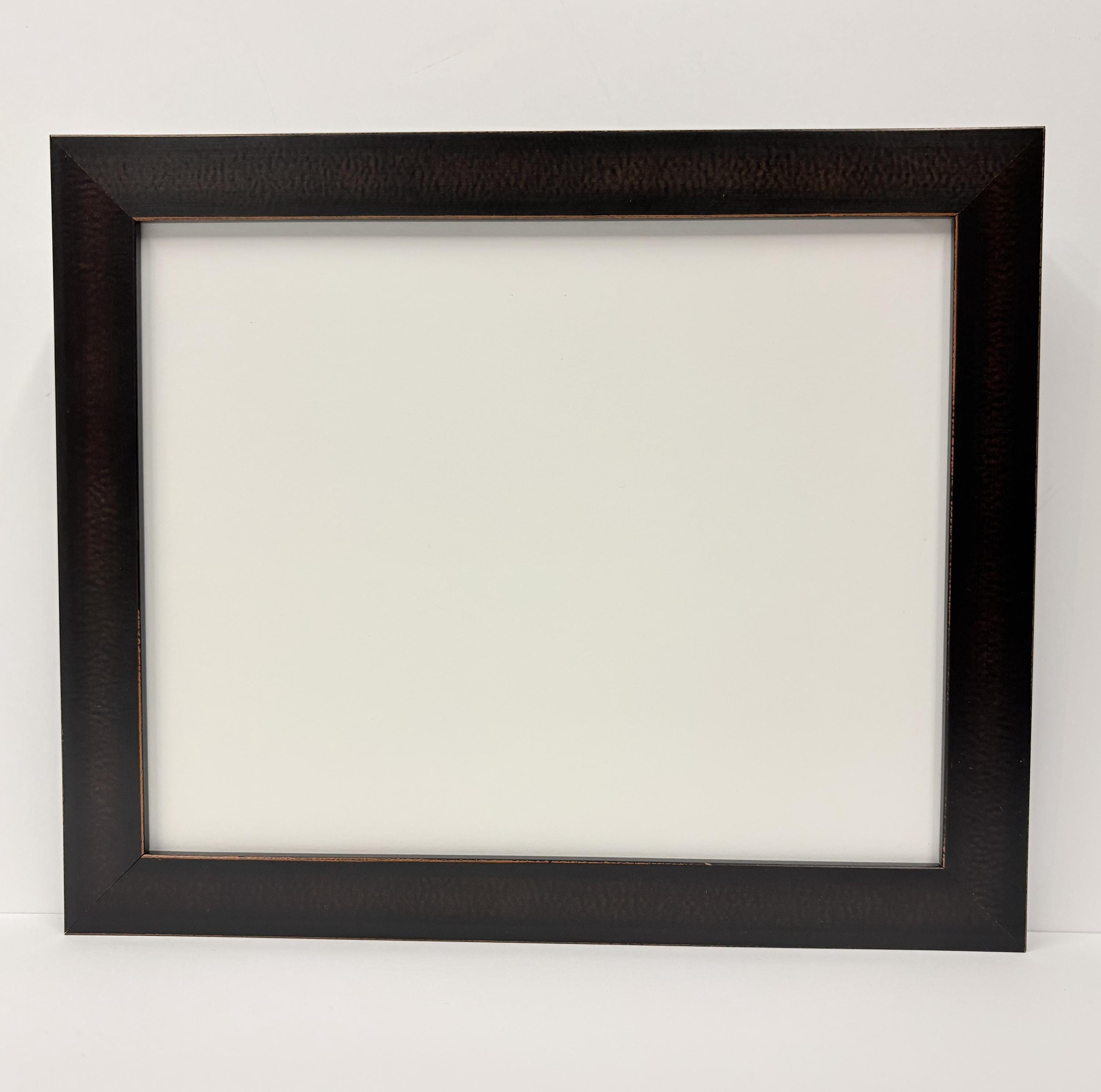 8x10 Vintage Black with Red Accents, Solid Wood Picture Frame