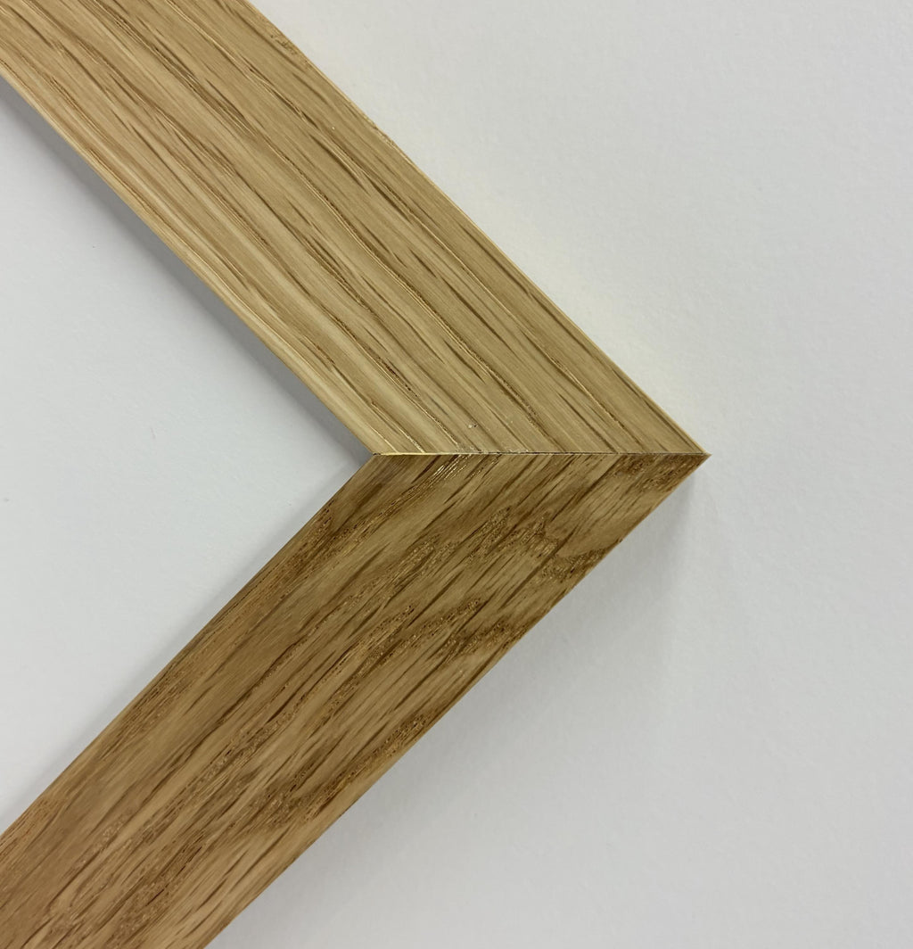 8x10 White Oak, Solid Wood Picture Frame