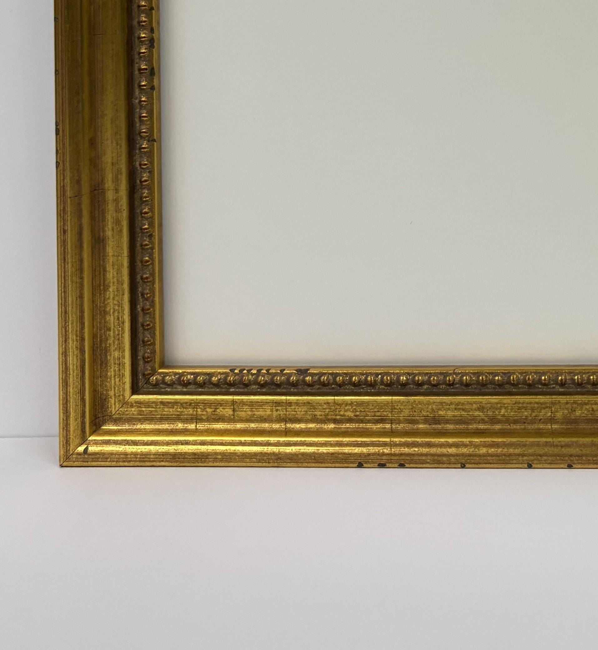 8x10 Distressed Gold, Solid Wood Picture Frame