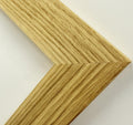 12x16 Flat Oak, Solid Wood Picture Frame